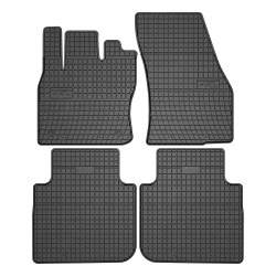 Tappetini per auto ElToro compatibili con Volkswagen Tiguan Allspace 2017-2024 su misura in gomma | Tipo Auto: SUV | Materiale resistente | Bordi alti protettivi